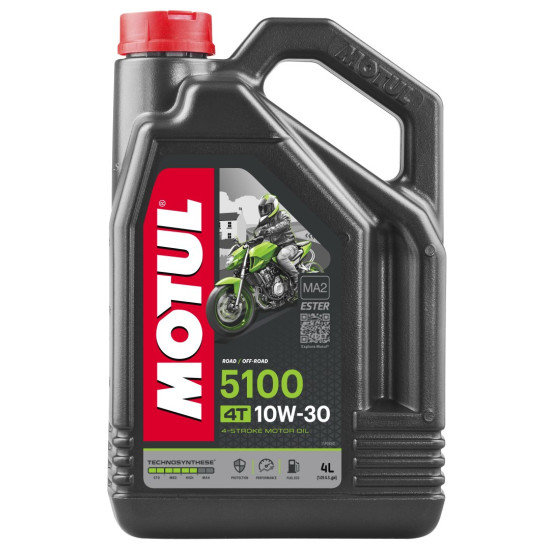 MOTUL engine oil 5100 4T additive 10W30 4L