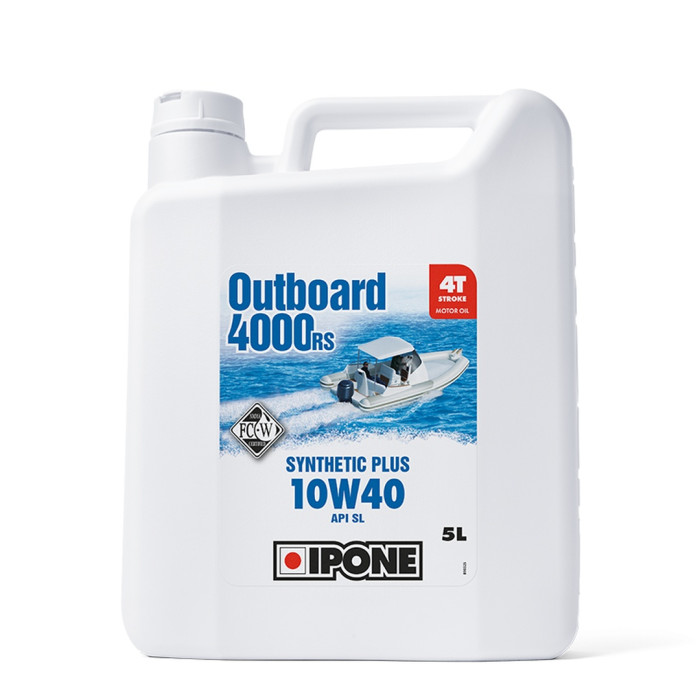 IPONE Outboard 4000 RS 10W40 4T Oil Semi-synthetic 5L for suspended engine