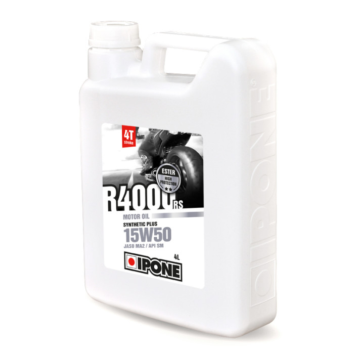 IPONE R4000 RS 15W50 semi-synthetic oil 4L (additive, MA2)