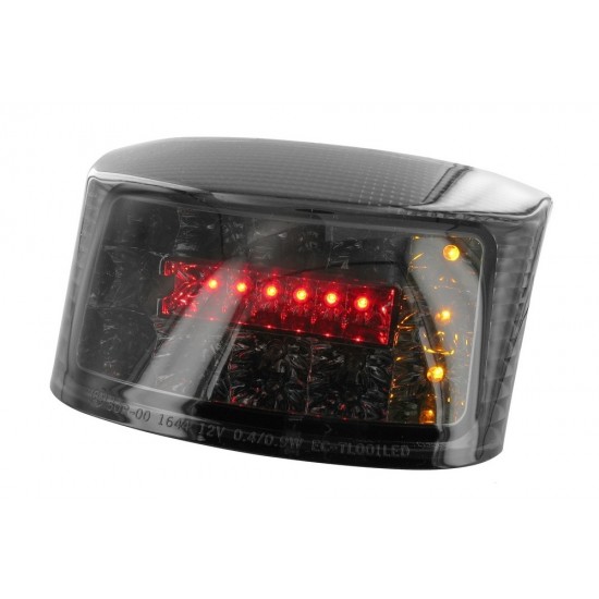Yamaha BW's / MBK Booster STR8 LED Black Line tail light with turn signals