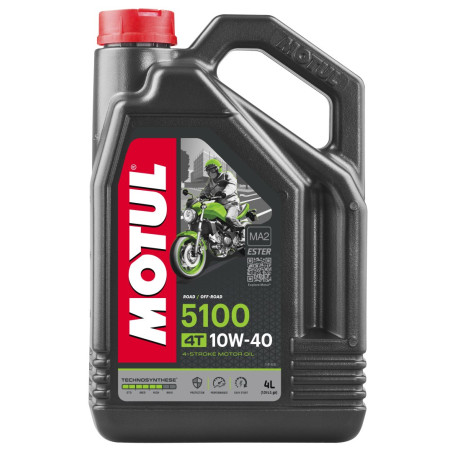 MOTUL alyva varikliui 5100 4T priedas 10W40 4L