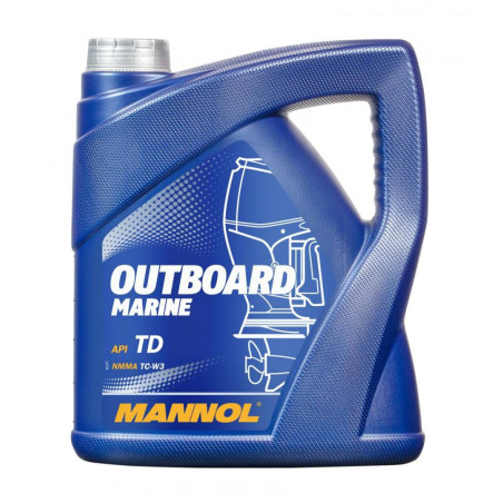 MANNOL oil for mixing 2T OUTBOARD MARINE TC-W3 API TD 4L (7207)