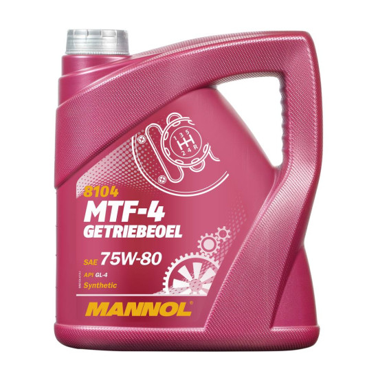 MANNOL MTF-4 GETRIEBEOEL 75W80 API GL4 - synthetic transmission oil 4L (75W-80)