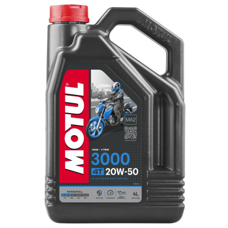 MOTUL engine oil 3000 4T 20W50 4L (mineral)