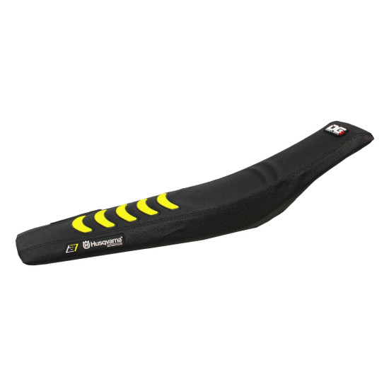 „Blackbird“ sėdynės užvalkalas HUSQVARNA FC / TC '16-'18, TE / FE '17-'19 dviguba rankena, juoda ir geltona