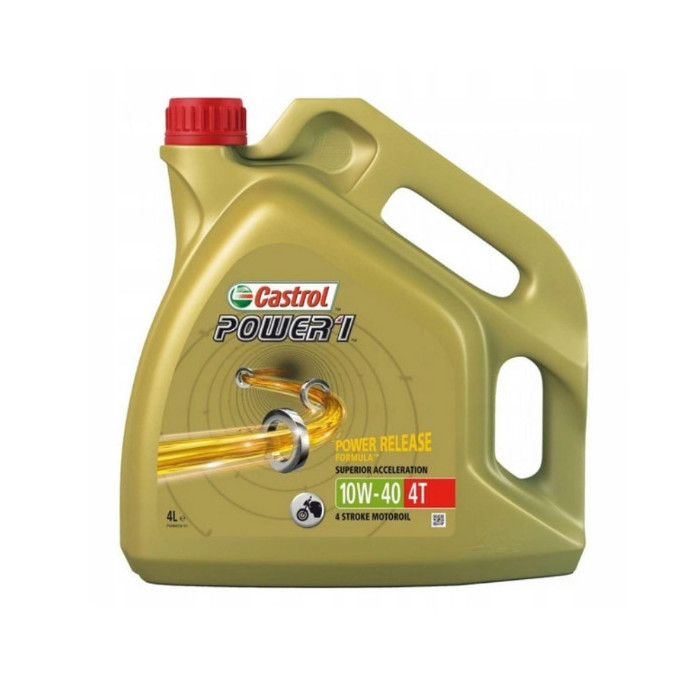 CASTROL POWER 1 GPS 4T 10W40 4L pusiau sintetinė alyva (15043F)