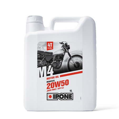 IPONE M4 20W50 Mineral oil 4L (JASO MA2, API SJ)