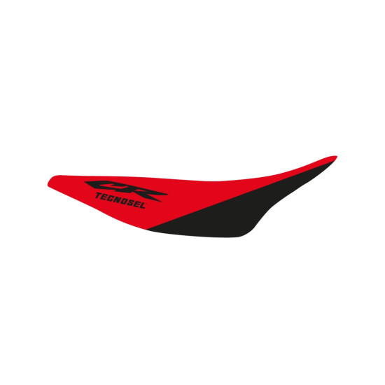 TECNOSEL (BLACKBIRD) SEAT COVER HONDA CR 125 '93-'97, CR 250 '92-'96, REPLICA TEAM HONDA '95 USA, RED/BLACK, TECNOSEL LO