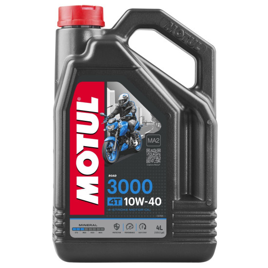 MOTUL engine oil 3000 4T 10W40 4L (mineral)