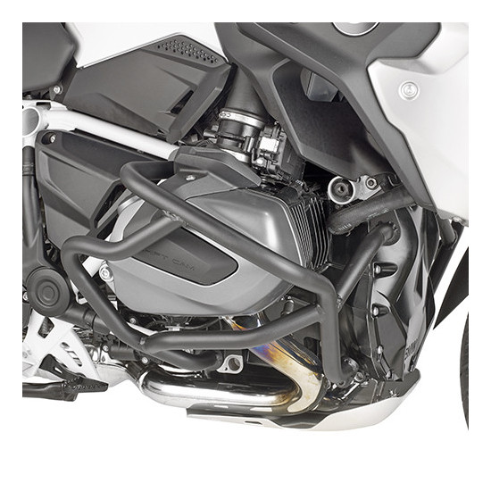 KAPPA ENGINE GUARDS BMW R 1250GS / R / RS (19-25) BLACK