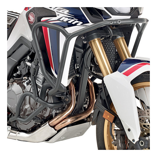 KAPPA ENGINE GUARDS HONDA CRF 1000L AFRICA TWIN (16-19) BLACK - UPPER