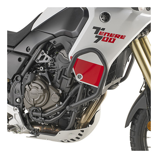 KAPPA ENGINE GUARDS YAMAHA TENERE 700 '19-'20 EURO4 BLACK