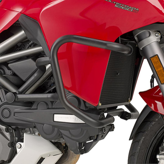 KAPPA ENGINE GUARDS DUCATI MULTISTRADA 1200 (15-18), 1260 (18-20), 950 (17-18), 950S (19) BLACK