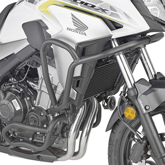 KAPPA VARIKLIO APSAUGOS HONDA CB 500 X (19-23) JUODOS - VIRŠUTINĖ DALIS