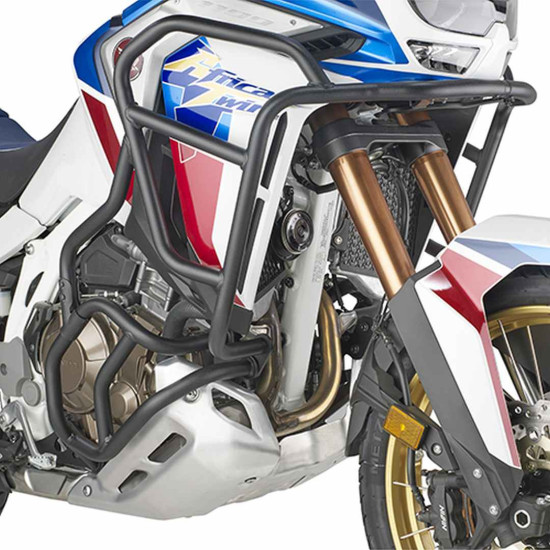 KAPPA ENGINE GUARDS HONDA CRF 1100L Africa Twin Adventure Sports '20-'23 BLACK - UPPER