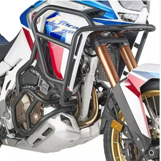 KAPPA VARIKLIO APSAUGOS HONDA CRF 1100L Africa Twin '20-'23 JUODOS - VIRŠUTINĖ DALIS