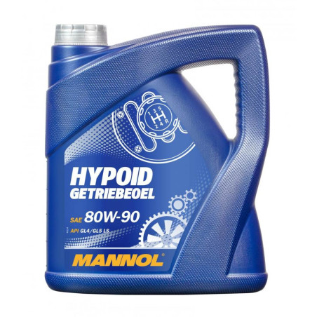 MANNOL HYPOID GETRIEBEOEL 80W90 API GL4/GL5 LS- alyva transmisijai 4L (80W-90)