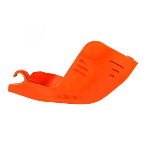 RACETECH (RTECH) TECHNOPOLYMER ENGINE COVER KTM SXF / EXCF 250 / 350 '16-18 ORANGE