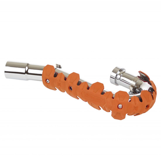 POLISPORT EXHAUST MANIFOLD COVER (4T) SHORT 22 CM ORANGE