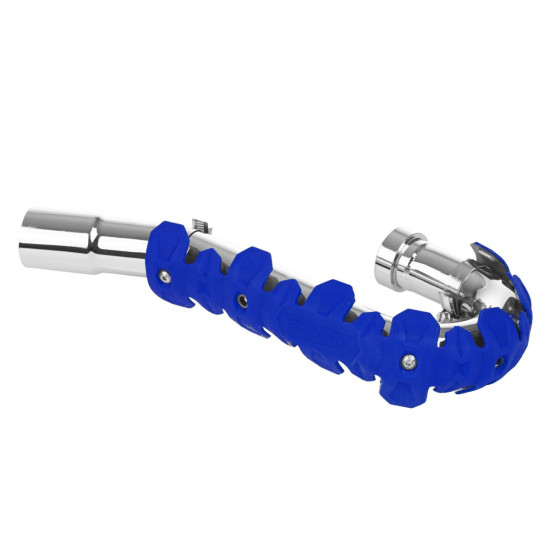 POLISPORT EXHAUST MANIFOLD COVER (4T) SHORT 22 CM BLUE