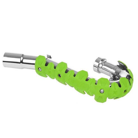 POLISPORT EXHAUST MANIFOLD COVER (4T) SHORT 22 CM GREEN