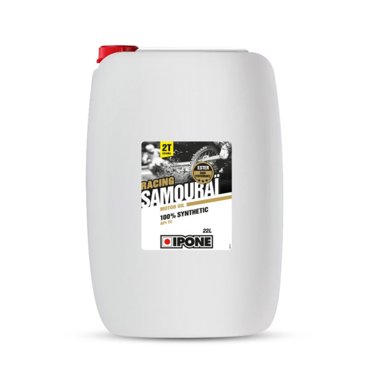 IPONE SAMOURAI RACING 2T oil for mixing 100% synthetic 22L (capacity) additive