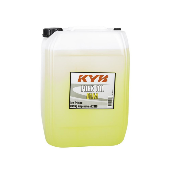 KYB (Kayaba) Shock Absorber Oil KYB 01M Oil - Fork Front, KHL15-11, SAE 5W, 20L KYB FF OIL 01M
