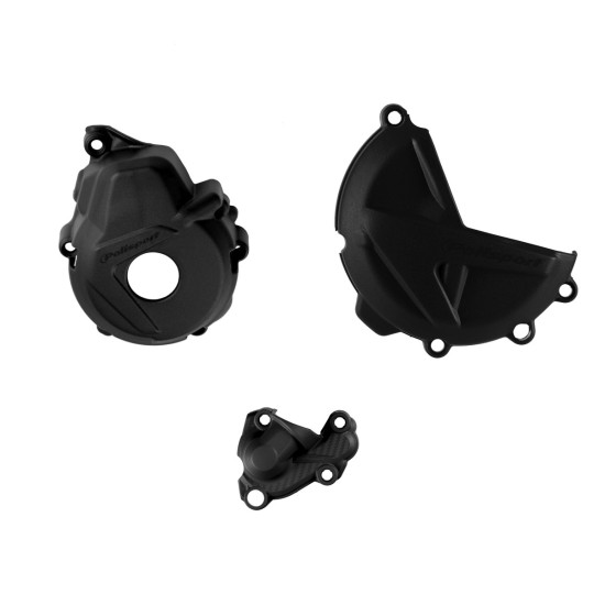 POLISPORT KIT ALTERNATOR COVER (COVER) GUARD AND CLUTCH COVER GUARD AND WATER PUMP COVER GAS GAS EC 250F '21-'23 EC 350F