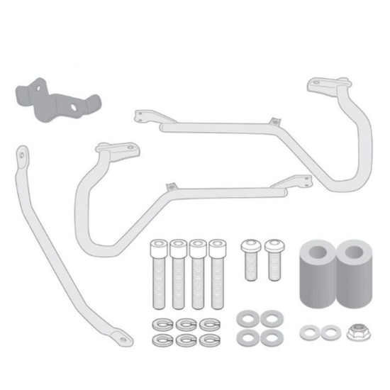 KAPPA ENGINE GUARDS HONDA CMX 1100 REBEL '21-'25, BLACK