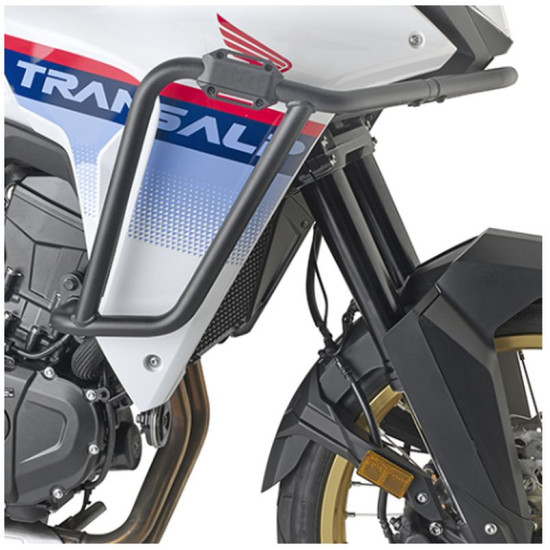 KAPPA VARIKLIO APSAUGOS HONDA XL 750 TRANSALP '23-'25, JUODOS - VIRŠUTINĖ DALIS