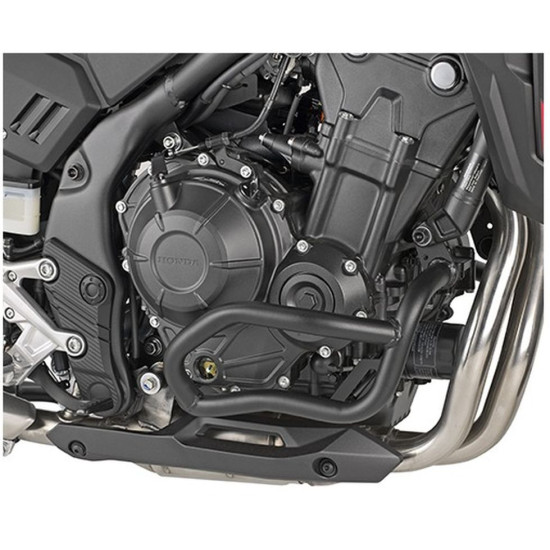 KAPPA ENGINE GUARDS HONDA NX 500 '24-'25, CB 500 HORNET '24-'25 BLACK
