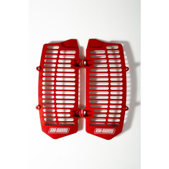 FM-PARTS ALUMINUM RADIATOR GUARDS KTM / HUSQVARNA '20-23' RED