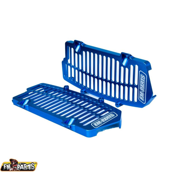 FM-PARTS RADIATOR GUARDS (GRILLES) ALUMINUM KTM / HUSQVARNA / GAS GAS '20-'26 TBI / TPI COLOR BLUE