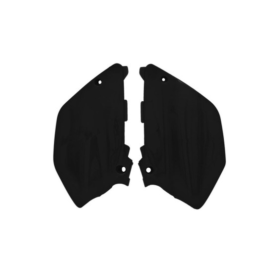 RACETECH (RTECH) REAR SIDE COVERS YAMAHA YZ 125 / 250 '02-'14 BLACK (FIYZ0NR0203) (YA03847001)