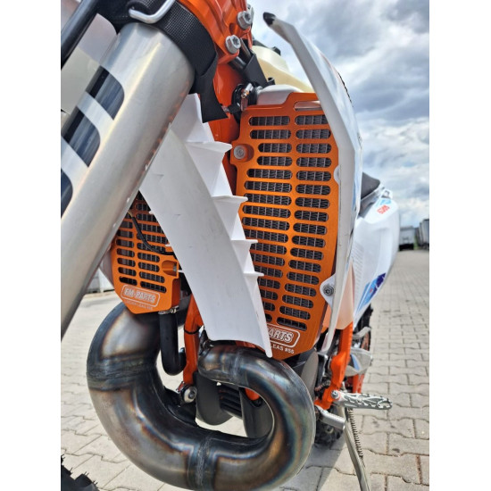 FM-PARTS RADIATOR GUARDS (GRILLES) ALUMINUM KTM / HUSQVARNA / GAS GAS '20-'26 TBI / TPI COLOR ORANGE