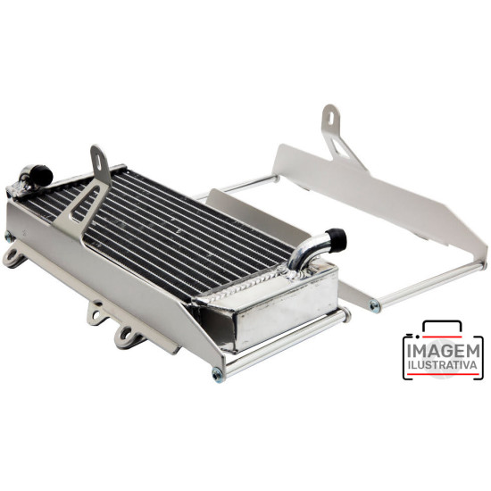 CROSSPRO ALUMINUM RADIATOR GUARDS LIGHT MODEL (FOR MOTORCYCLE WITH FAN) KTM EXC / EXCF / SX / SXF 23-, GASGAS MC / EC / 