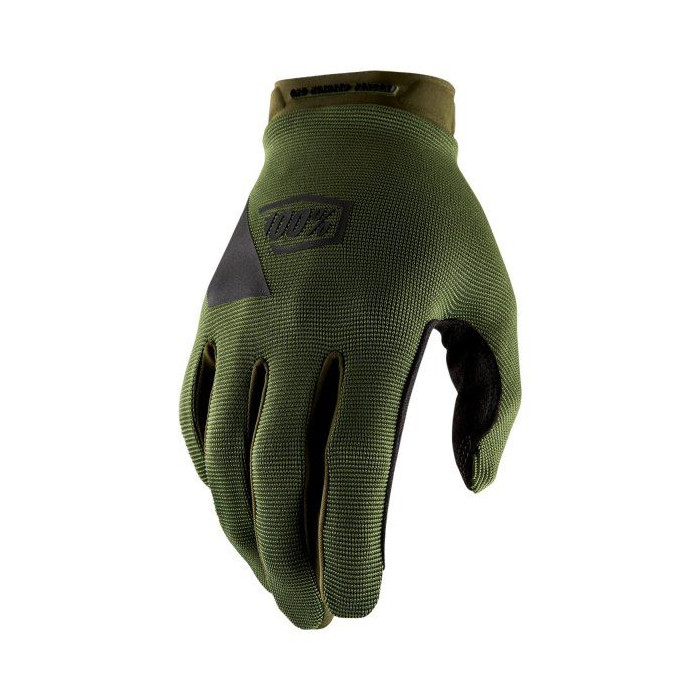 100 PERCENT (2022) gloves CROSS/ENDURO model RIDECAMP GLOVES FATIGUE color green (MILITARY) size M old code: 10018-190
