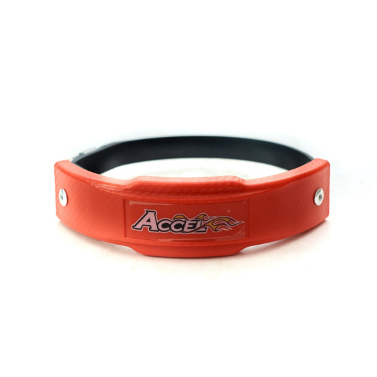 ACCEL DUSLINTUVO DANGTELIS (APSAUGINIS) SKERSMUO 102-127 MM RAUDONAS - AKCIJA