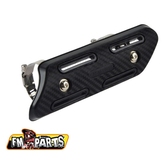 FM-PARTS UNIVERSAL EXHAUST MANIFOLD COVER 4T BLACK