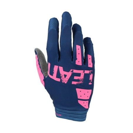 LEATT (2021) pirštinės MOTO 1,5 GRIPR GLOVE BLUE/PINK spalva tamsiai mėlyna/rožinė dydis XXL