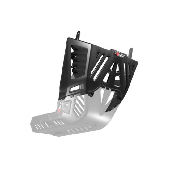 RACETECH (RTECH) TECHNOPOLIMERINIS VARIKLIO DANGAS (VIRŠUTINIS) T7 REVOLUTION YAMAHA TENERE 700 '19-'24 BLACK