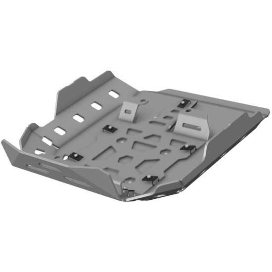 CROSSPRO PROMOTION ALUMINUM ENGINE GUARD (COMPATIBLE WITH MOTORCYCLE CENTER STAND) BMW R1300 GS '23-'24 COLOR SILVER