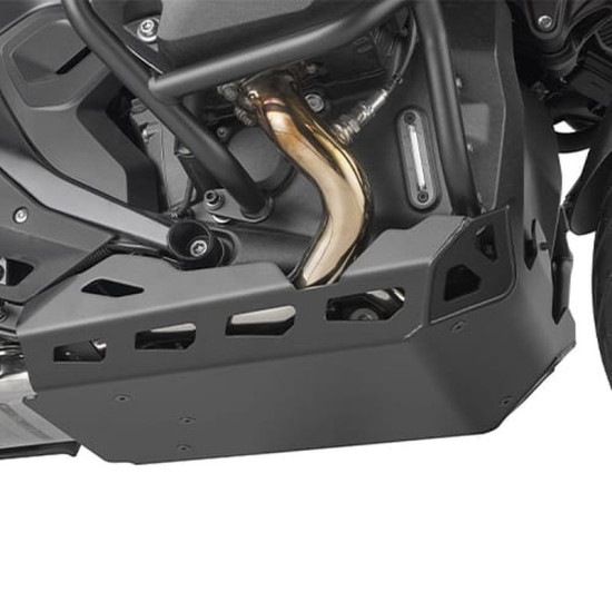 KAPPA ALIUMINIO VARIKLIO DANGTELIS, ANODUOTAS, BMW R 1300 GS / ADVENTURE '24-'25 JUODAS