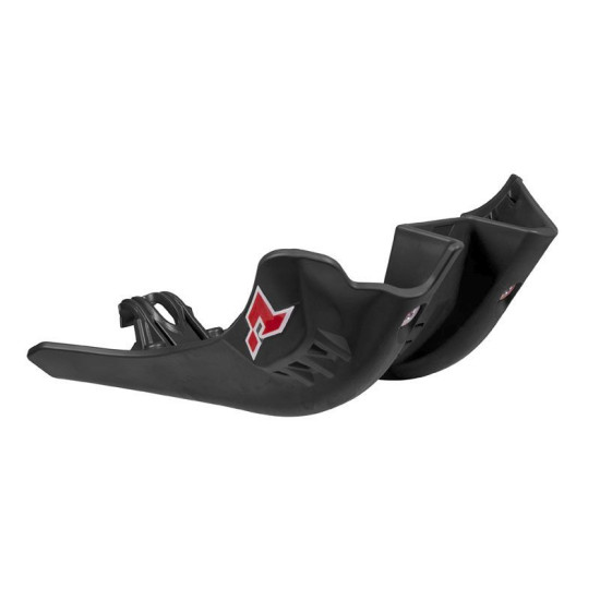 RACETECH (RTECH) 2025 / 12 TECHNOPOLYMER ENGINE COVER KTM XC-C 150 TPI '20-'23, HUSQVARNA TE 150 and '20-'23 BLACK COLOR
