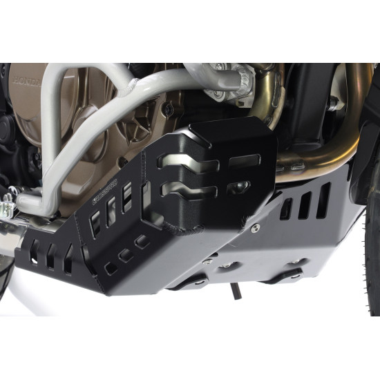 CROSSPRO NEW ALUMINUM ENGINE GUARD HONDA CRF 1100L AFRICA TWIN '20- MATTE BLACK (COMPATIBLE WITH FACTORY CRASH GUARDS AN