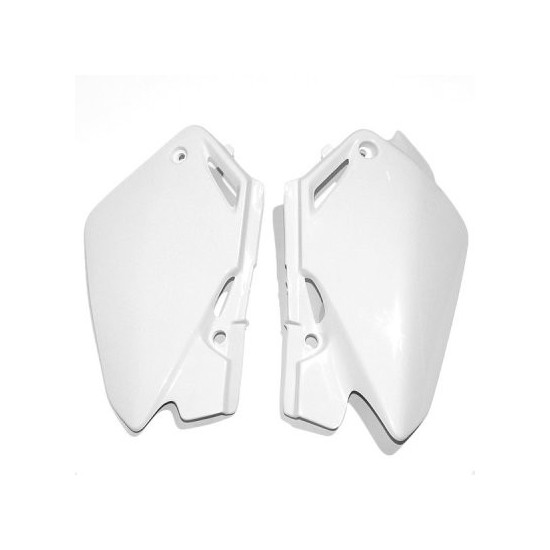 UFO REAR SIDE PANELS HONDA CR 85 '03-'07 WHITE