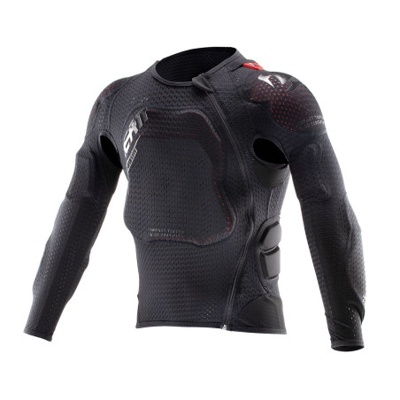 LEATT (2022/2023) šarvai 3DF AIRFITE LITE JUNIOR (vaikų) BODY PROTECTOR BLACK spalva juoda dydis L/XL