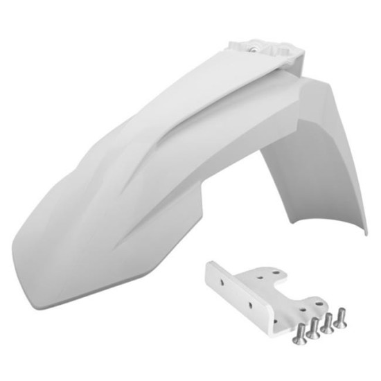 POLISPORT PRIEKINIS SPARNAS SU ADAPTERIU SX / SXF '07-'12 EXC / EXCF '08-'13 BALTAS