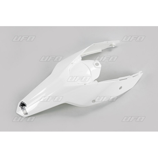 UFO GALINIS SPARNAS KTM EXC '08-'11 SU GALINĖMIS ŠONINĖMIS PANELĖMIS, BALTOS SPARNAI