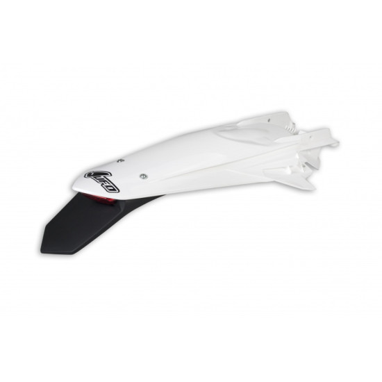 UFO REAR FENDER KTM EXC 125 '20-'21, EXC / EXCF(EXC-F) 150 / 250 / 300 / 350 / 450 / 500 TPI '20-2023 COLOR WHITE (ENDUR